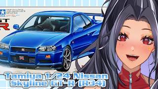 Tamiya Model Kit Handcam: Tamiya 1/24 Nissan Skyline Gt-R (R34) 🚙💨 Part 2