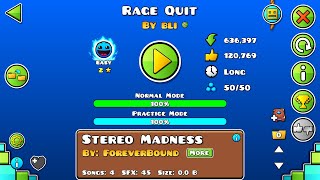 Rage Quit 100% - Geometry Dash - By BLI