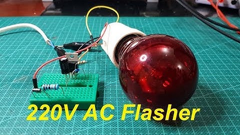 220V AC lamp flasher