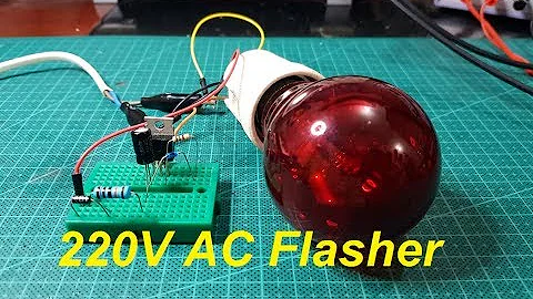 220V AC lamp flasher