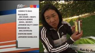 Kimiko Date Krumm Bag Check - YouTube
