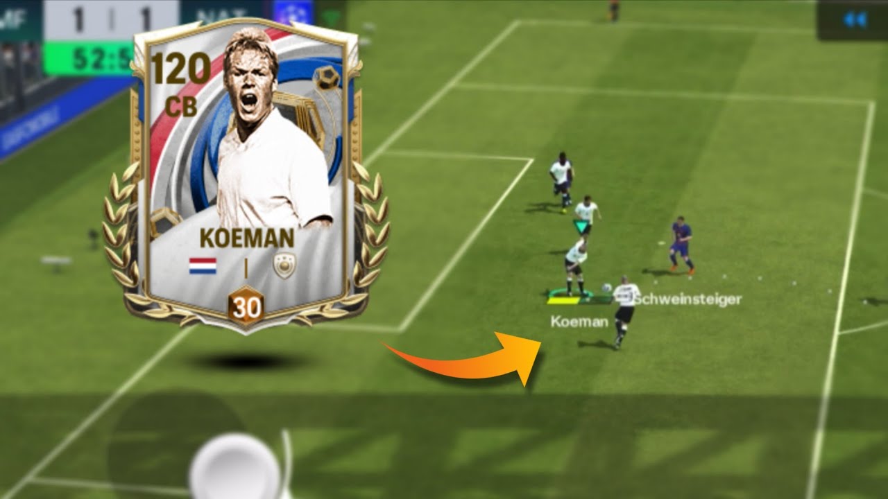 115 KOEMAN POWER TEST🔥 FC MOBILE ЛУЧШИЙ CB НА СЕЙЧАС || ЛУЧШИЙ CB В FC MOBILE || KOEMAN FC MOBILE