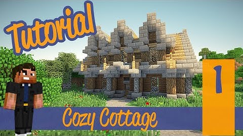Minecraft Tutorial - Advanced Medieval Starter House/CozyCottage! Part 1 - Ps4/Xbox/PC/PE/Ps3