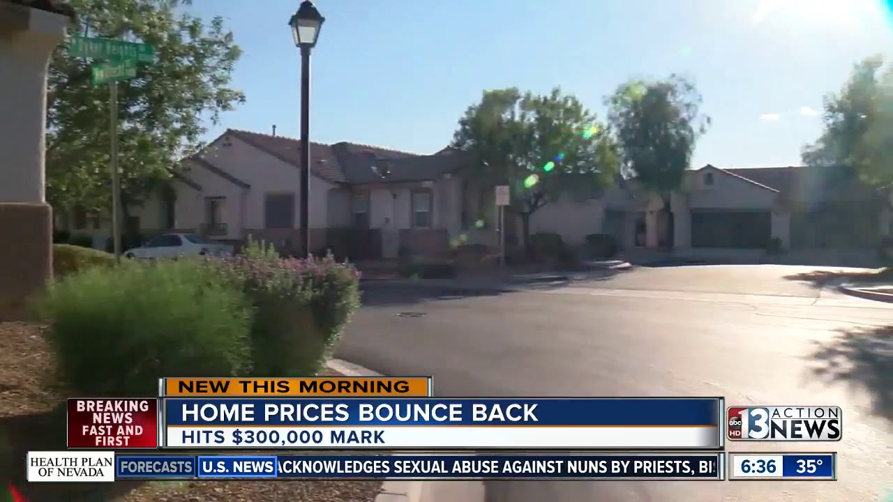 Las Vegas home prices on the rise