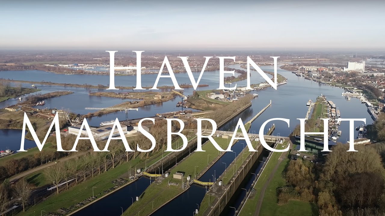 De haven van Maasbracht