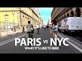 Paris vs nyc what its like to bike