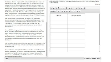 AA Revision Kit SD20 Section B Question 1 - ACCA Audit and Assurance AA Revision