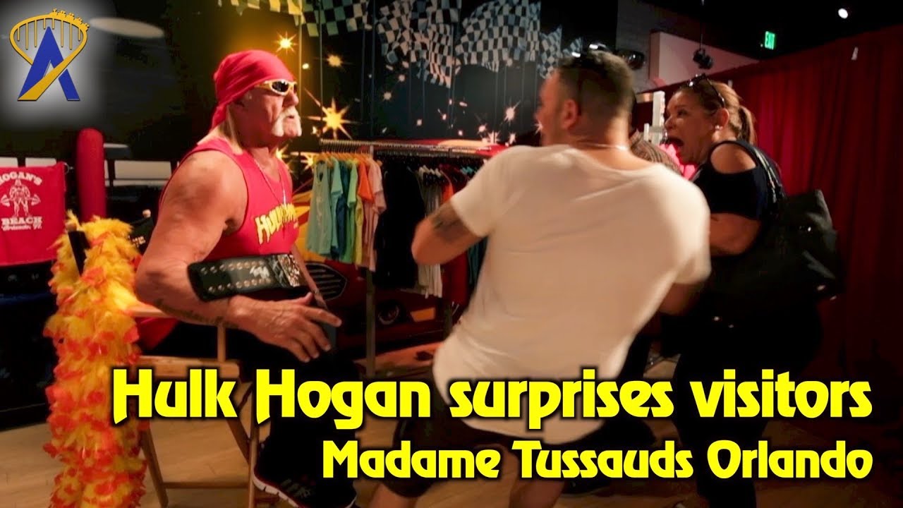 Hulk Hogan surprises visitors at Madame Tussauds Orlando