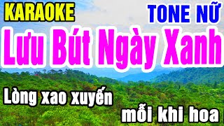 Download Lagu Karaoke Lưu Bút Ngày Xanh Tone Nữ Nhạc Sống gia huy beat MP3
