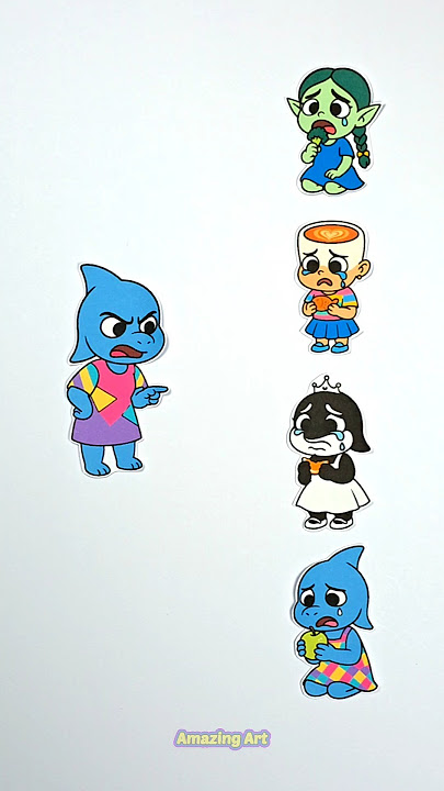 Tralalero Tralala Mom & Child Paper Matching Challenge #shortsfeed #vira #italianbrainrot
