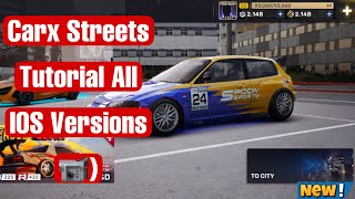 Carx Streets Tutorial All IOS Versions 📹) screenshot 2