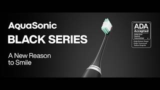 Aquasonic Black Series Ultra Whitening Toothbrush