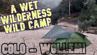 A very Wet Wilderness Wild Camp - Colo River - Wollemi NP - Wechsel Pathfinder  Tent + Tarp