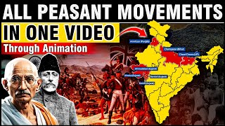 All Peasant Movements of India | History through Animation | UPSC Prelims 2024 | OnlyIAS