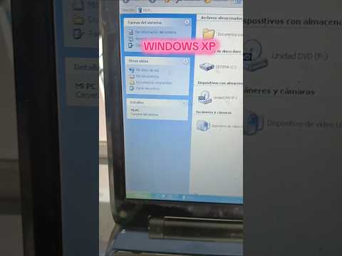 sistema operativo WINDOWS XP.  #tecnologia #windowsxp #software #recuerdos #nostalgia #acer #laptop