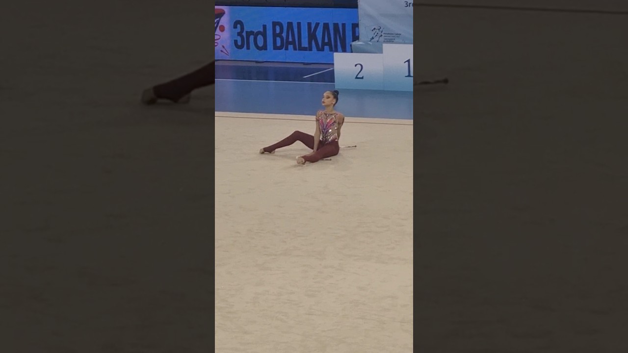 Antoaneta Tsankova clubs routine 2025 Balkan cup score 24.450 qualification
