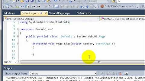 How to Pass Values with QueryString