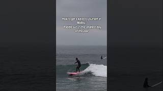 Getting A Wave At Malibu To Yourself