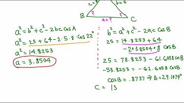 Solving an SAS triangle