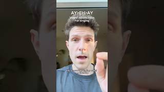 Vowel modification - explaining the Ay vowel short #singingtips #vocal #vocalcoach #sing