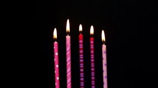 Happy Birthday Candles 5 Year | Stock Footage - Videohive
