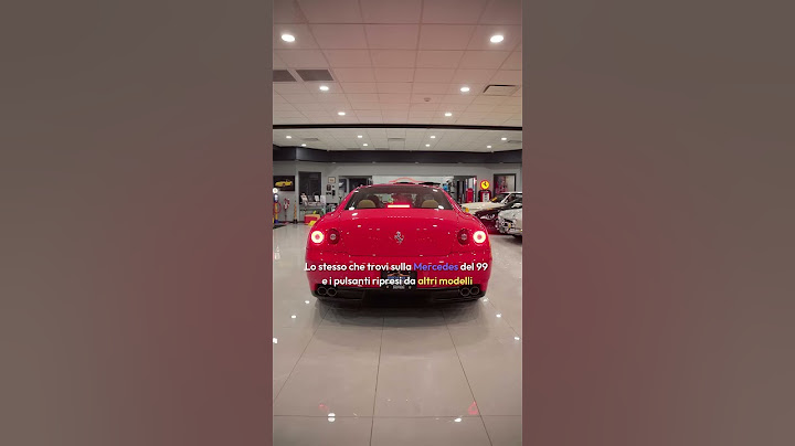 Ferrari 612 – 270K e la chiave è della Punto #auto #supercar #automobile #motori #ferrari #612 #v12