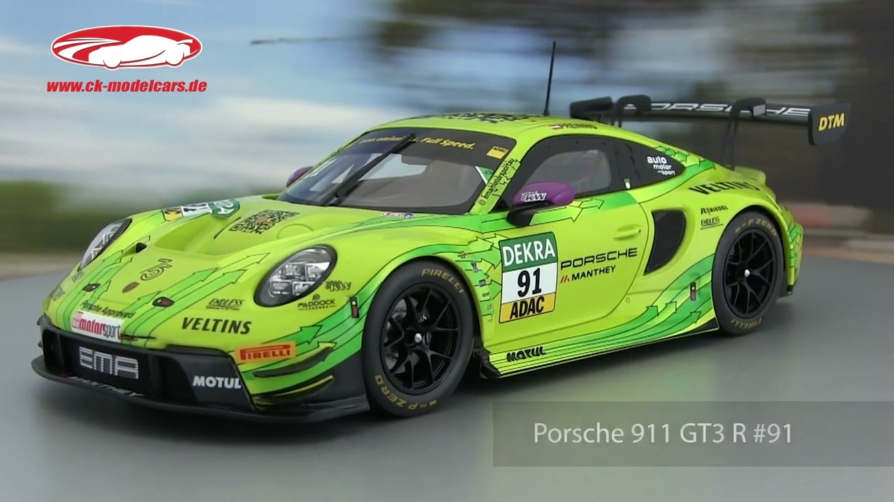 Ixo 1:18 Porsche 911 GT3 R #91 DTM Champion 2023 Thomas Preining