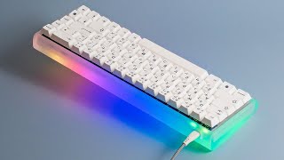 a keyboard made of glass?