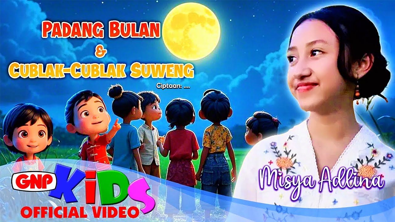 Padang Bulan & Cublak Cublak Suweng – Misya Adlina | Lagu Daerah Anak Jawa Tengah
