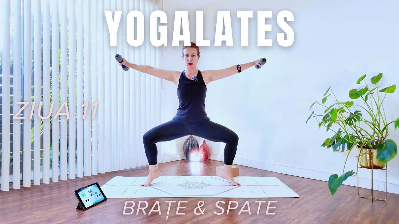 YOGALATES | Ziua 11 – Brațe, Umeri & Spate | Postură și Stabilitate (20 min) #yogainromana