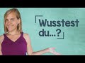 German Lesson (210) - How to Say Did You Know... ? - Subordinate Conjunctions - B1
