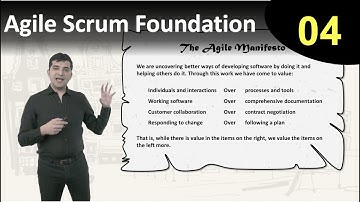 Agile Scrum Foundation: eLearning course - The Agile Manifesto (lesson 4/41)