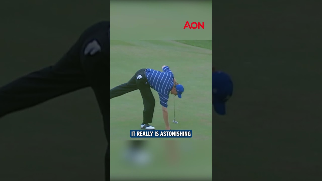 Ernie Els vs Tiger Woods ends in a draw?? Golf Channel | Aon