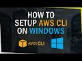 How to install and configure the AWS CLI on Windows 10