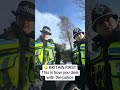 This is how you deal with the police 🤣🤣🤣 #BritainFirst