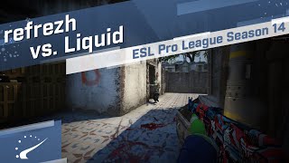 refrezh wins 1v5 clutch to force overtime - ESL Pro League Season 14