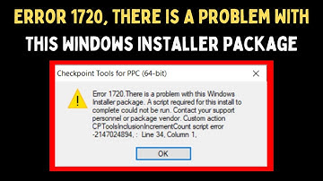 How to Fix Error 1720, There Is A Problem With This Windows Installer Package on Windows 11