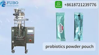 High energy activated probiotics powder pouch packaging machine |  Back seal sachet packing machine
