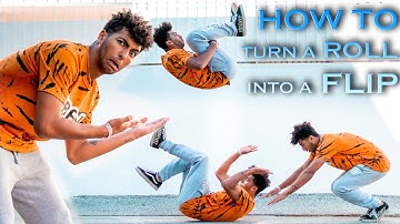 HOW TO TURN A FORWARD ROLL INTO A FRONT FLIP
