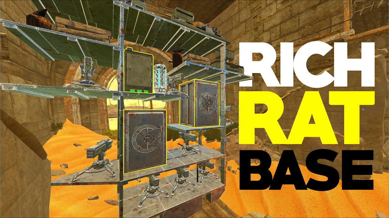 I Raided A Questionable Base In ARK And It Was Loaded - YouTube
