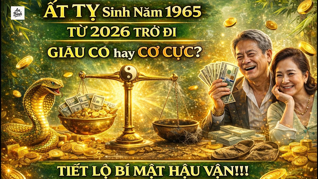 ẤT TỴ 1965 từ 61 tuổi về già: GIÀU CÓ hay CƠ CỰC | Bí Mật Hậu Vận, Lần Đầu Được Tiết Lộ !