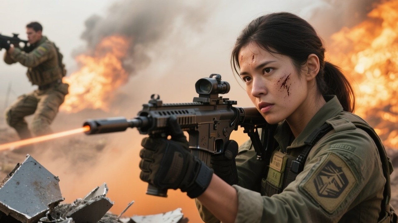 Smoke Filled the Battlefield—Rangers Warned of Enemies, Then She Took Action || Emotional Stories