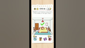 Brain Test Tricky Puzzle Level 166 Walkthrough