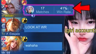 I PLAYED ON E-GIRL ACCOUNT IN SOLO RANK, THEY MAKE FUN OF ME AND TROLL.. 💔(part 2)