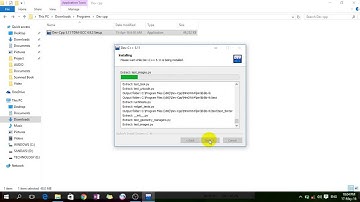 How to install Dev C++ 5.11