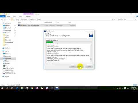 How to install Dev C++ 5.11