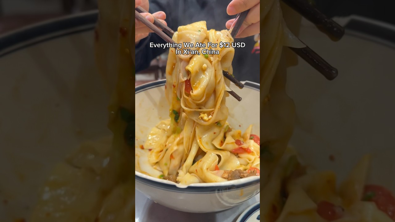 Eating Like a KING for $12 USD in Xi&rsquo;an, China