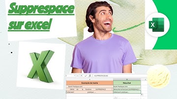 EXCEL - Fonction Excel : SUPPRESPACE
