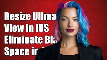 How to Resize UIImageView to Eliminate Blank Space in iOS Apps