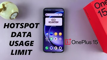 OnePlus 15: How To Set Hotspot Data Usage Limit